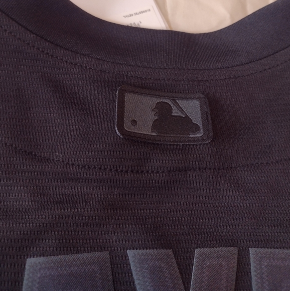 Nike Pittsburgh Pirates Ke'Bryan Hayes Jersey black gray men's size LARGE - Picture 7 of 9